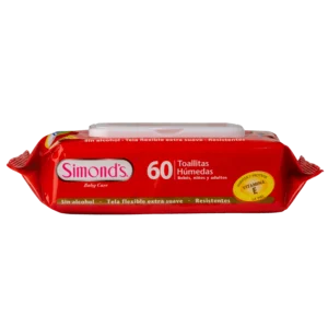 Toallitas Húmedas Simond’s Vitamina E 60 Unidades